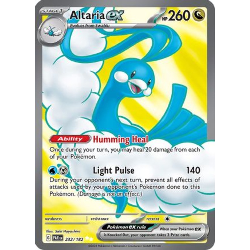 Altaria ex 232/182  - Holofoil SV04 Paradox Rift - Ultra Rare