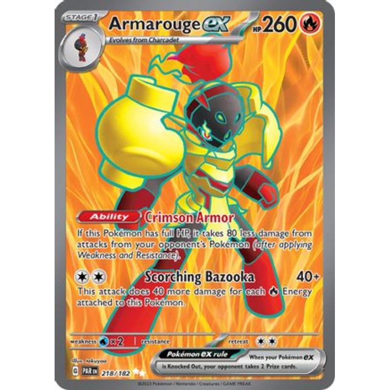 Armarouge ex 218/182  - Holofoil SV04 Paradox Rift - Ultra Rare