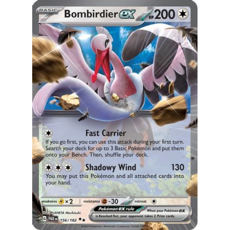 Bombirdier ex 156/182  - Holofoil SV04 Paradox Rift - Double Rare