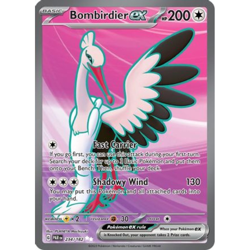 Bombirdier ex 234/182  - Holofoil SV04 Paradox Rift - Ultra Rare