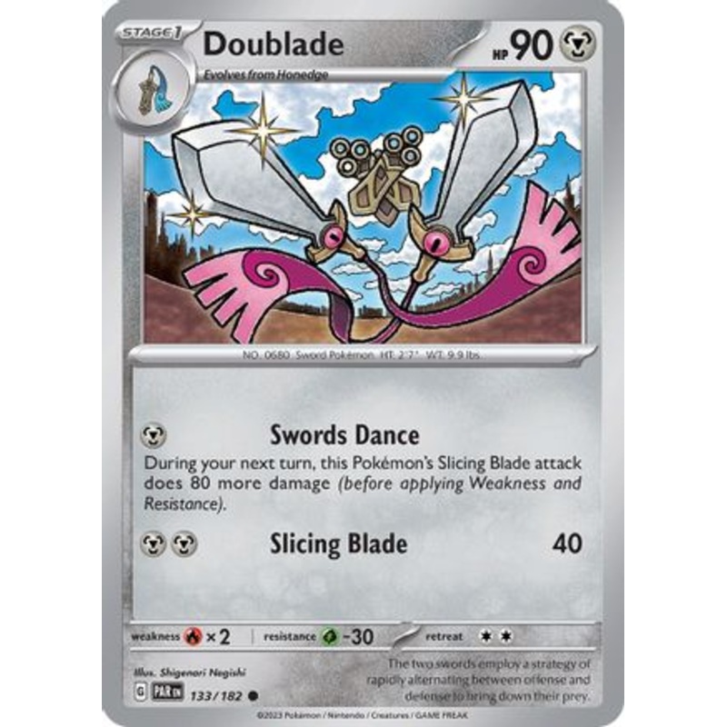 Doublade 133/182  SV04 Paradox Rift - Common