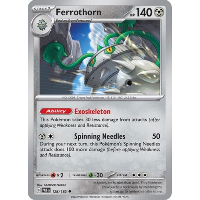 Ferrothorn 128/182  SV04 Paradox Rift - Uncommon