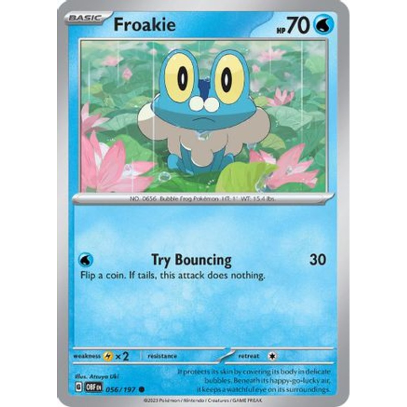 Froakie 056/197  SV03 Obsidian Flames - Common