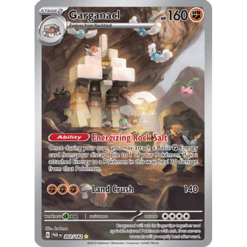 Garganacl 202/182  - Holofoil SV04 Paradox Rift - Illustration Rare