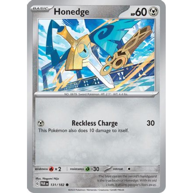 Honedge 131/182  SV04 Paradox Rift - Common