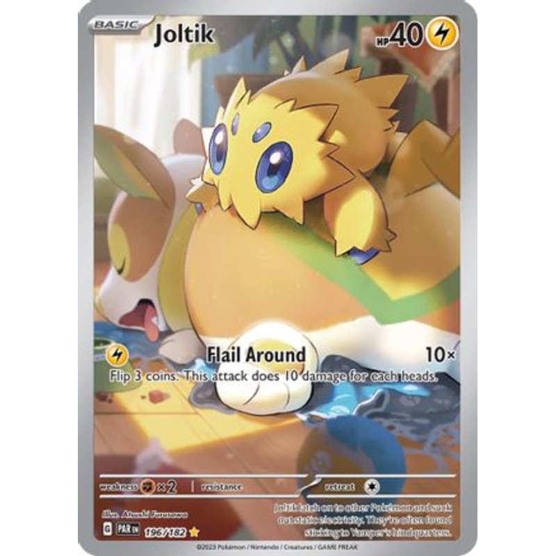 Joltik 196/182  - Holofoil SV04 Paradox Rift - Illustration Rare