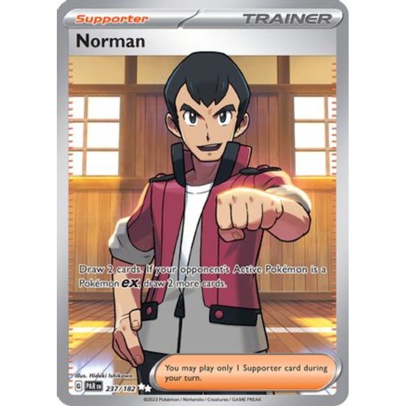 Norman 237/182  - Holofoil SV04 Paradox Rift - Ultra Rare