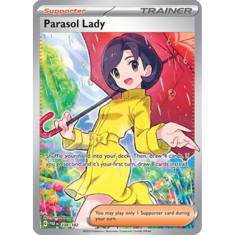 Parasol Lady 238/182  - Holofoil SV04 Paradox Rift - Ultra Rare