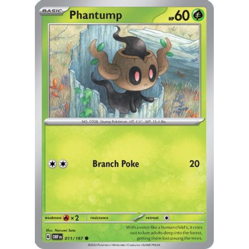 Phantump 011/197  SV03 Obsidian Flames - Common