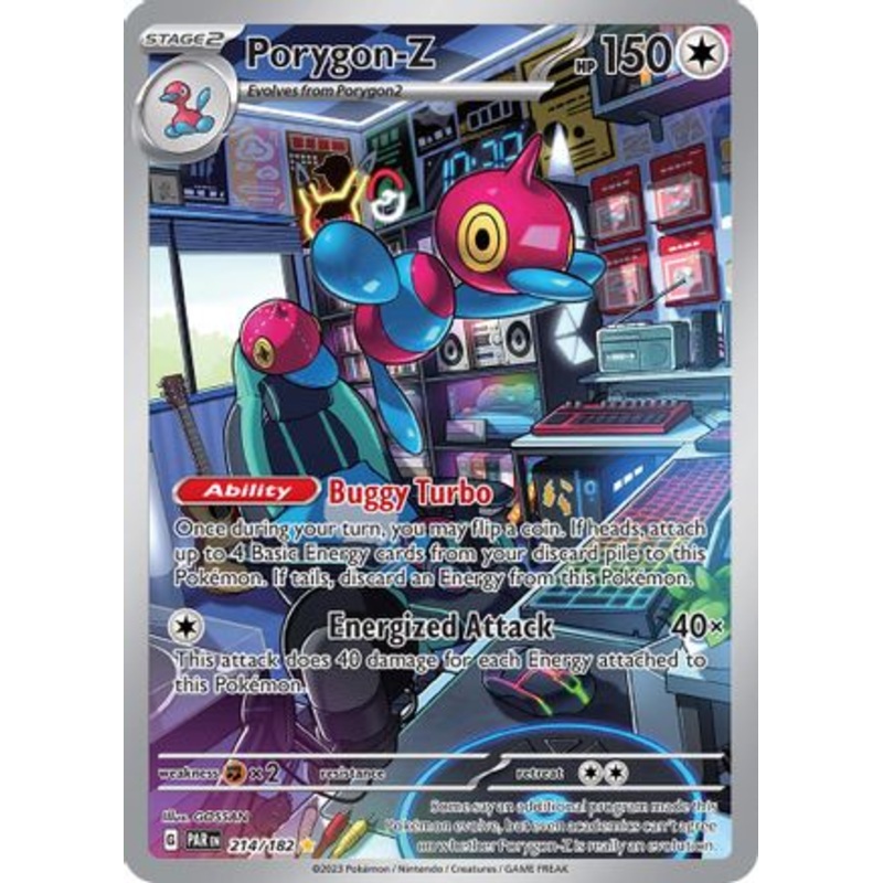Porygon 214/182  - Holofoil SV04 Paradox Rift - Illustration Rare