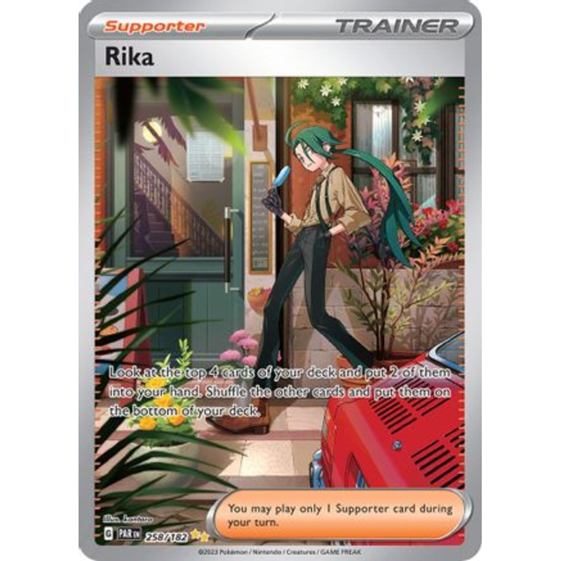 Rika 258/182  - Holofoil SV04 Paradox Rift - Special Illustration Rare