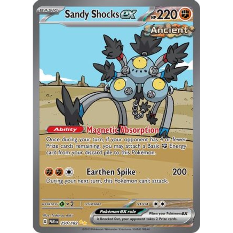 Sandy Shocks ex 250/182  - Holofoil SV04 Paradox Rift - Special Illustration Rare