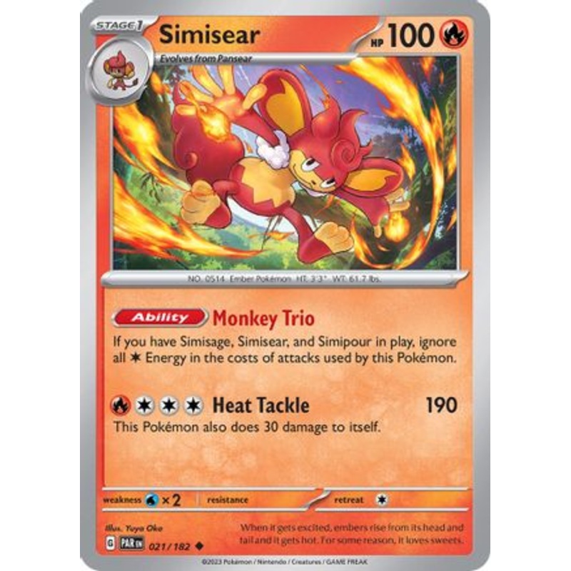 Simisear 021/182  SV04 Paradox Rift - Uncommon