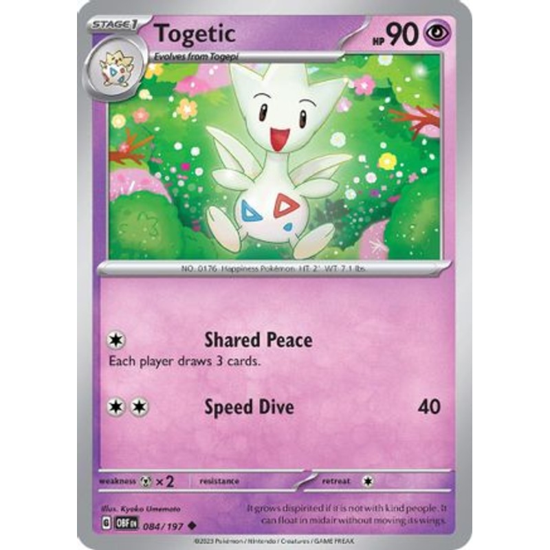 Togetic 084/197  SV03 Obsidian Flames - Uncommon