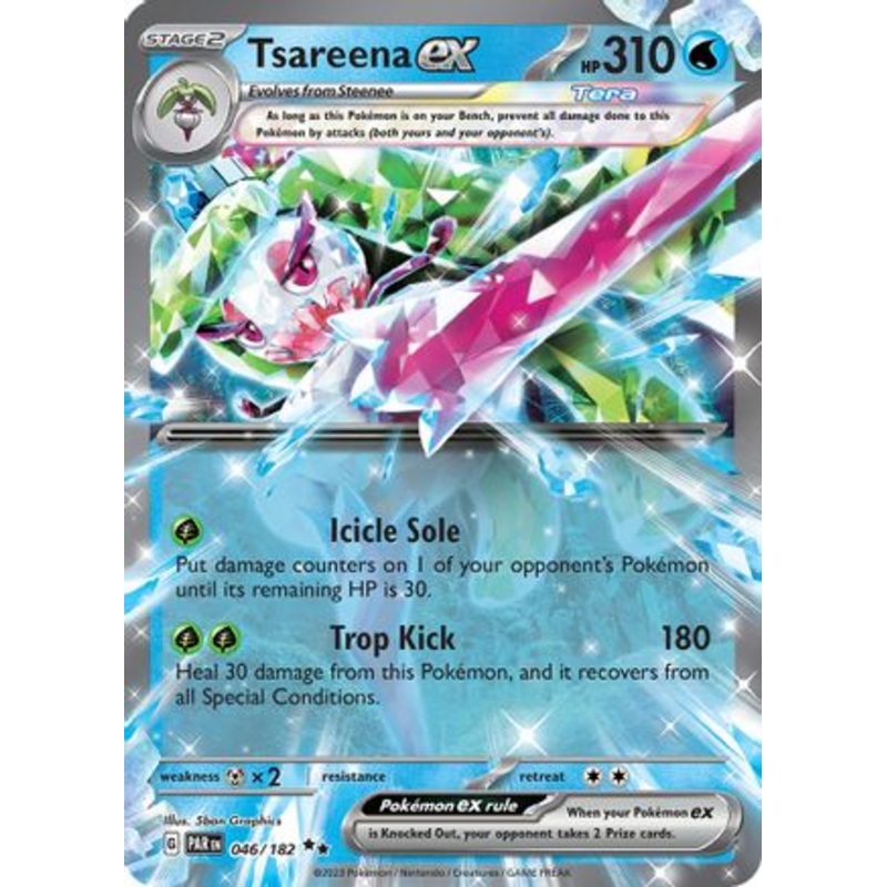 Tsareena ex 046/182  - Holofoil SV04 Paradox Rift - Double Rare