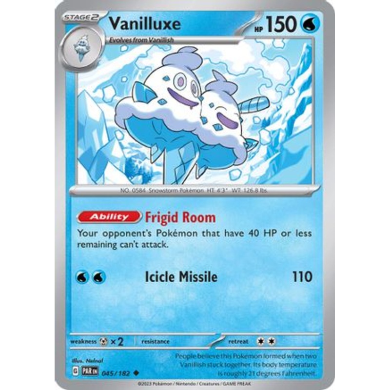 Vanilluxe 045/182  SV04 Paradox Rift - Uncommon