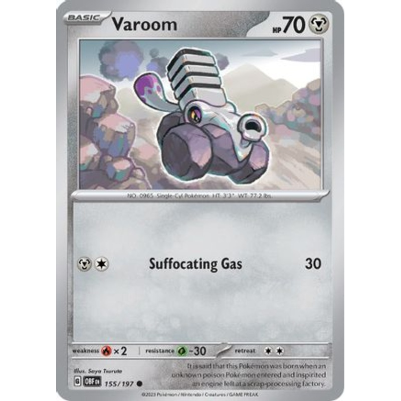 Varoom 155/197  SV03 Obsidian Flames - Common