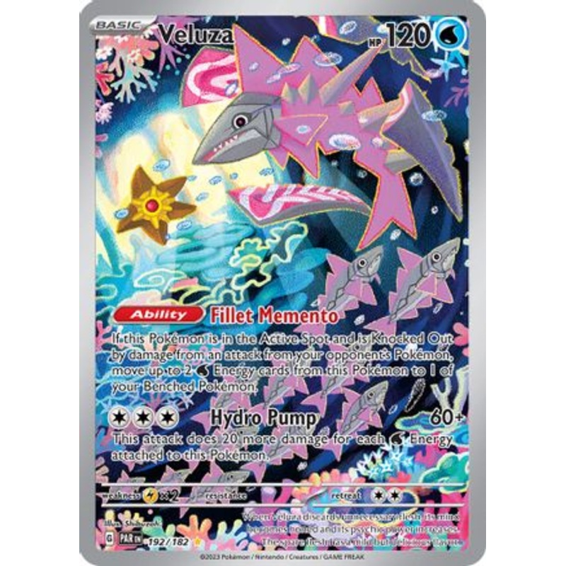 Veluza 192/182  - Holofoil SV04 Paradox Rift - Illustration Rare