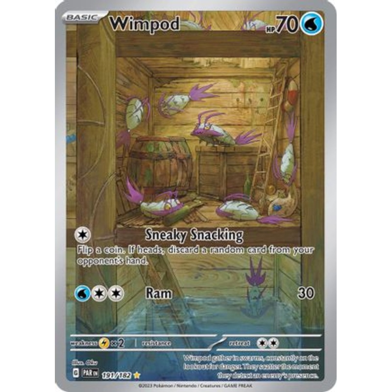 Wimpod 191/182  - Holofoil SV04 Paradox Rift - Illustration Rare
