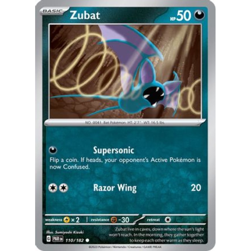 Zubat 110/182  SV04 Paradox Rift - Common