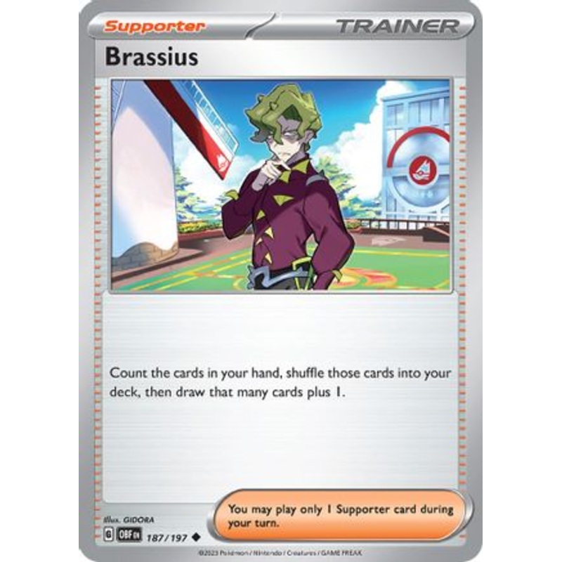 Brassius 187/197  SV03 Obsidian Flames - Uncommon