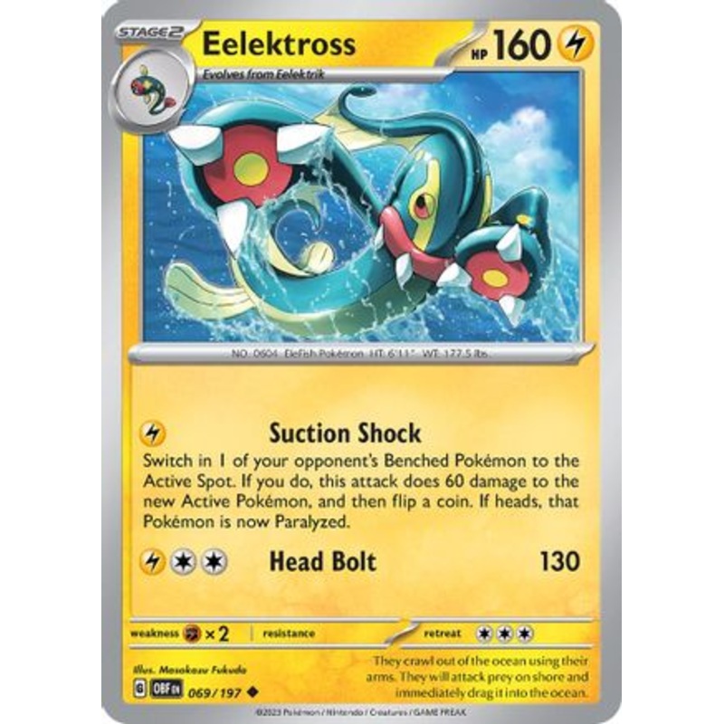 Eelektross 069/197  SV03 Obsidian Flames - Uncommon