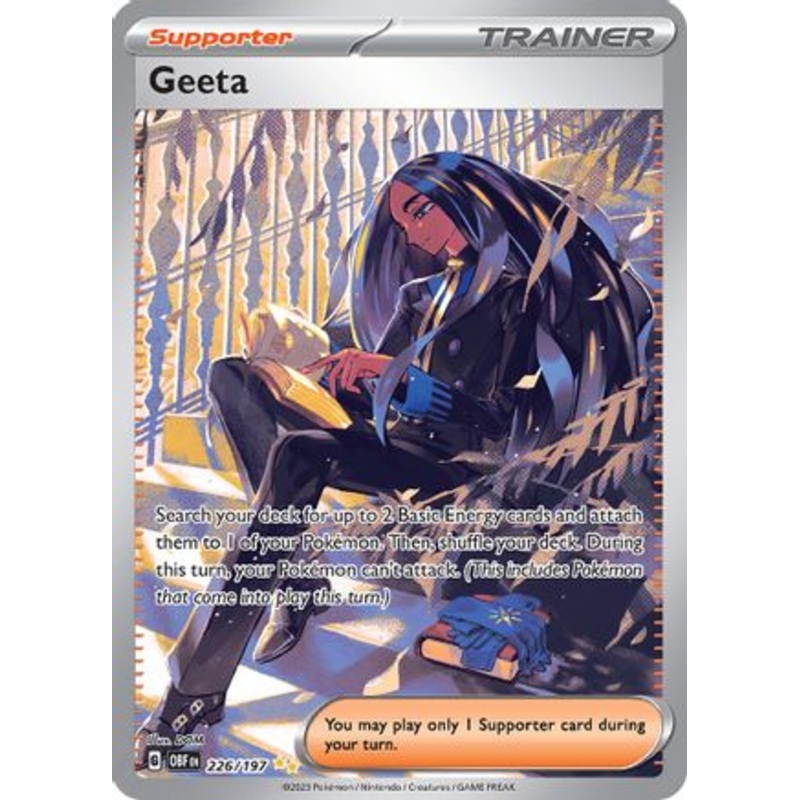 Geeta 226/197  - Holofoil SV03 Obsidian Flames - Special Illustration Rare