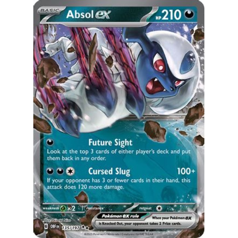 Absol ex 135/197  - Holofoil SV03 Obsidian Flames - Double Rare