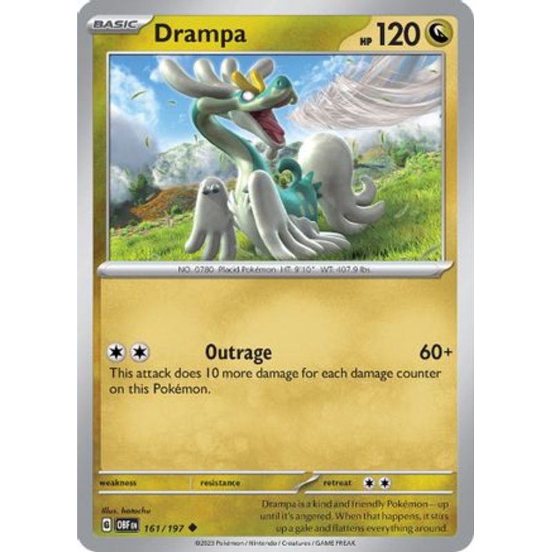 Drampa 161/197  SV03 Obsidian Flames - Uncommon