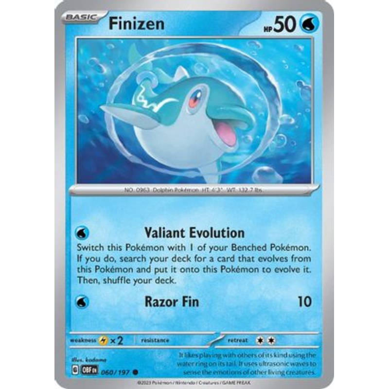 Finizen 60/197 060/197  SV03 Obsidian Flames - Common