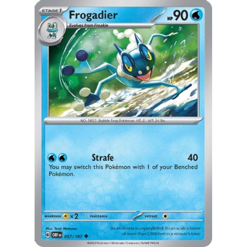 Frogadier 057/197  SV03 Obsidian Flames - Uncommon
