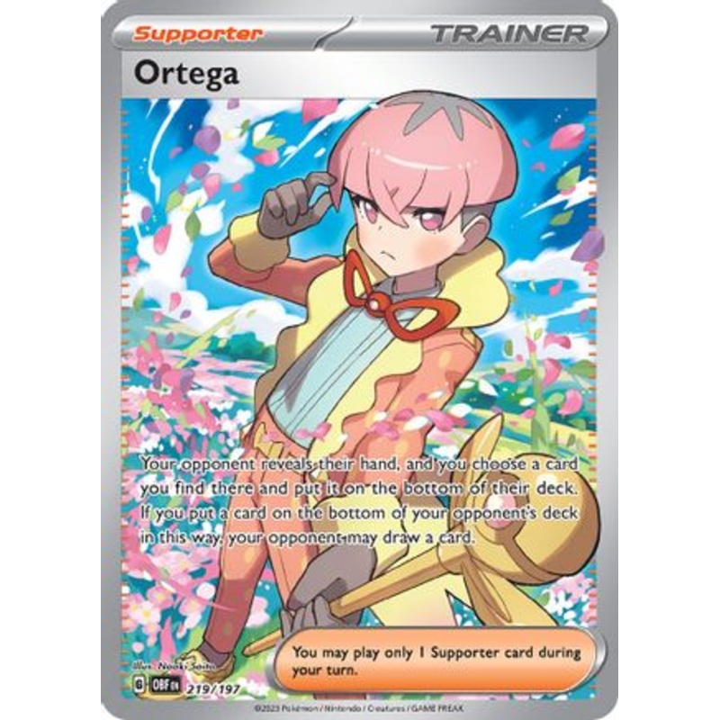 Ortega 219/197  - Holofoil SV03 Obsidian Flames - Ultra Rare