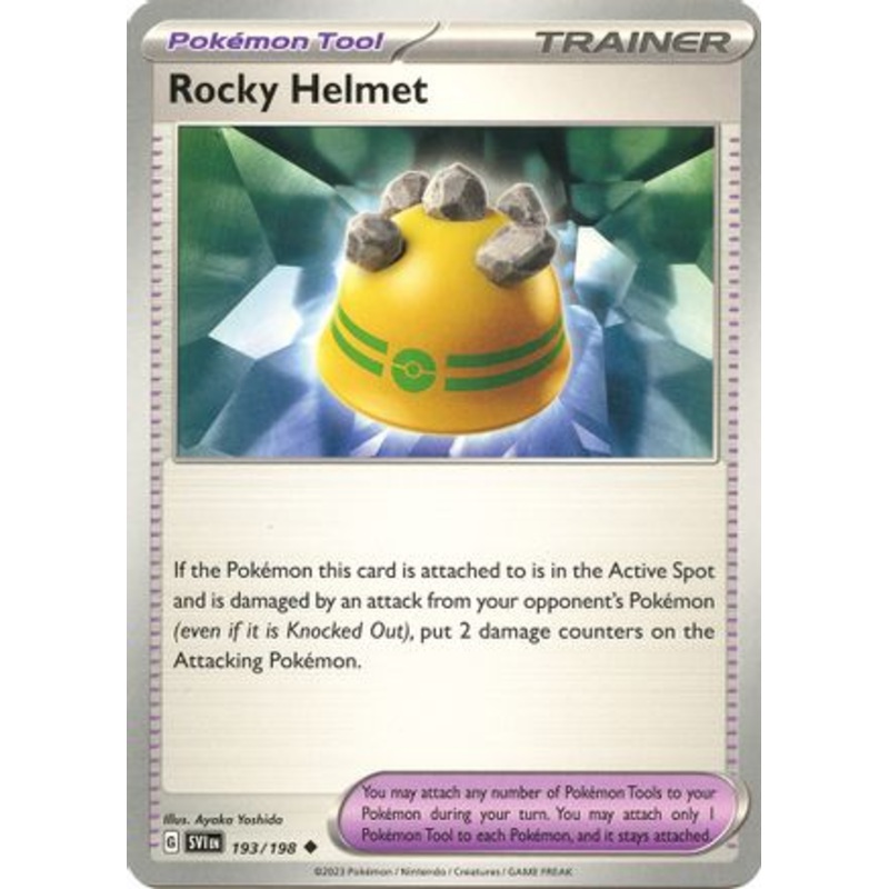 Rocky Helmet 193/198  SV01 Scarlet & Violet Base Set - Uncommon