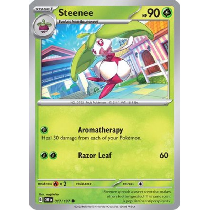 Steenee 017/197  SV03 Obsidian Flames - Common