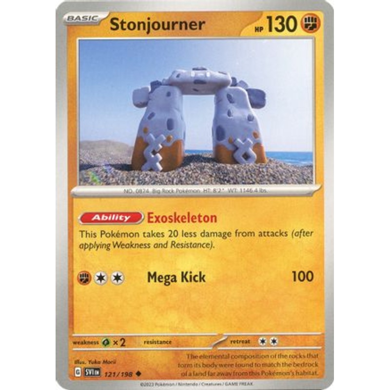 Stonjourner 121/198  SV01 Scarlet & Violet Base Set - Uncommon