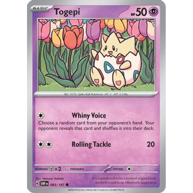 Togepi 083/197  SV03 Obsidian Flames - Common