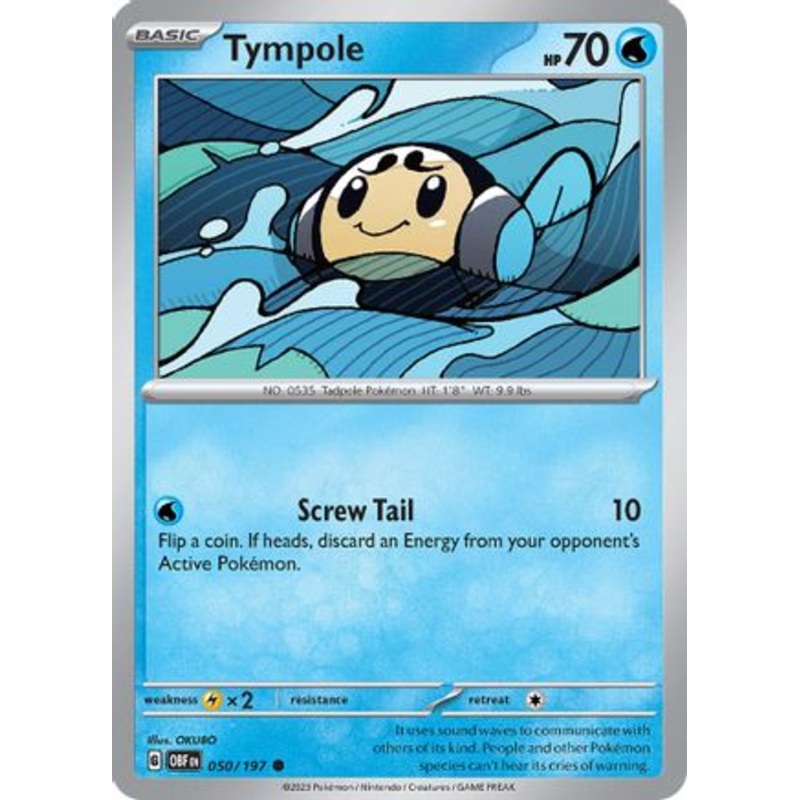 Tympole 050/197  SV03 Obsidian Flames - Common