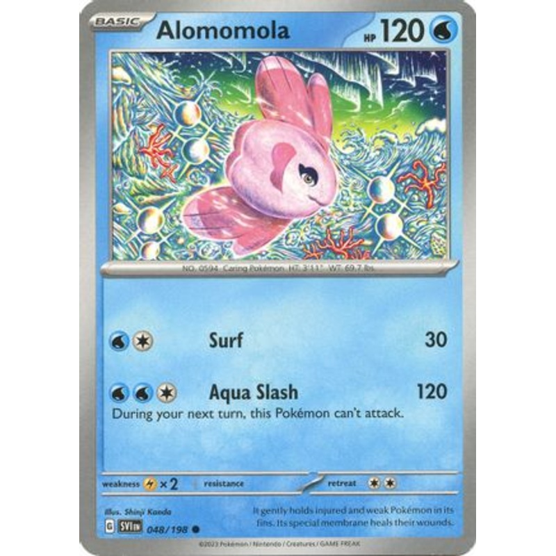 Alomomola 048/198  - Reverse Holofoil SV01 Scarlet & Violet Base Set - Common