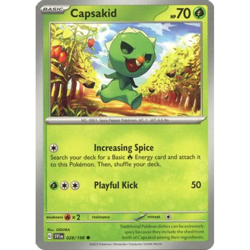 Capsakid 028/198  SV01 Scarlet & Violet Base Set - Common