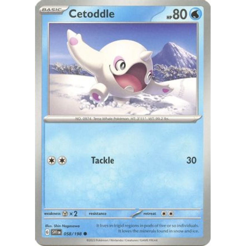 Cetoddle 058/198  SV01 Scarlet & Violet Base Set - Common