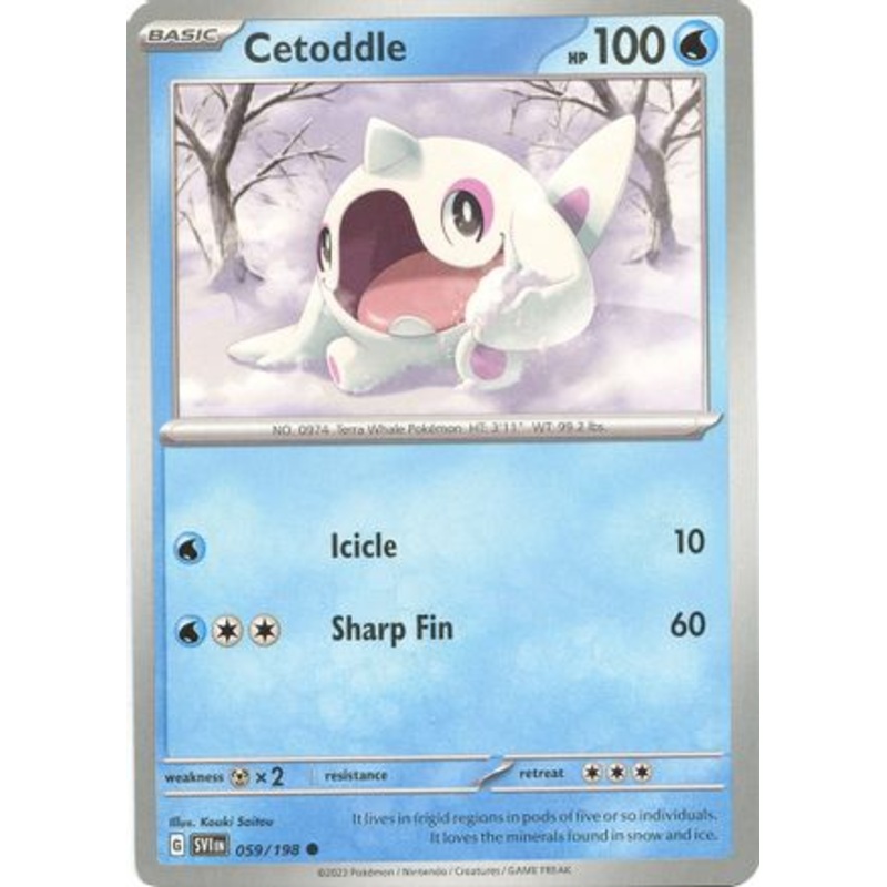 Cetoddle 059/198  SV01 Scarlet & Violet Base Set - Common