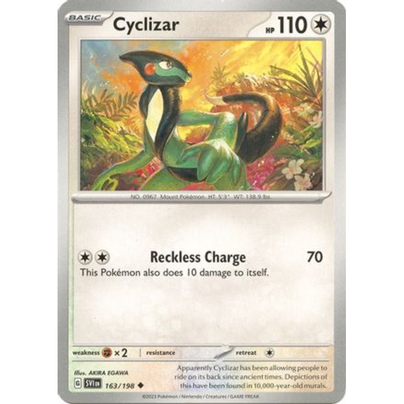 Cyclizar 163/198  SV01 Scarlet & Violet Base Set - Uncommon