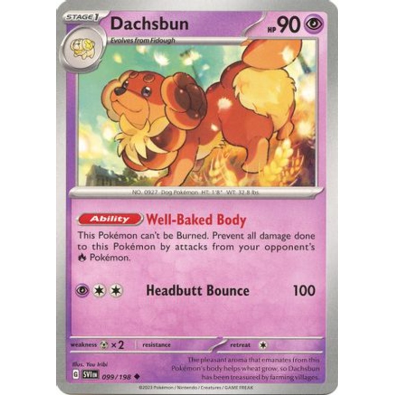 Dachsbun 099/198  SV01 Scarlet & Violet Base Set - Uncommon