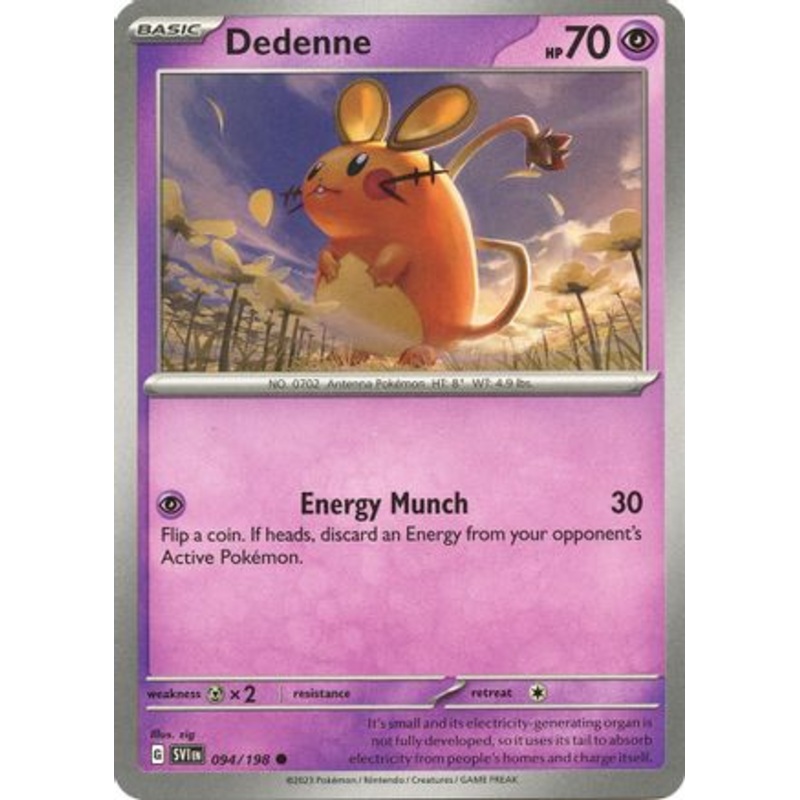 Dedenne 094/198  SV01 Scarlet & Violet Base Set - Common