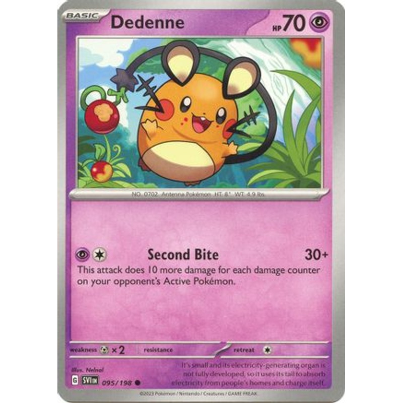 Dedenne 095/198  SV01 Scarlet & Violet Base Set - Common