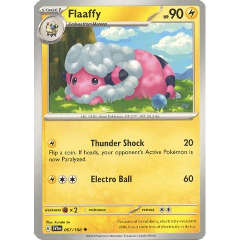 Flaaffy 067/198  SV01 Scarlet & Violet Base Set - Uncommon