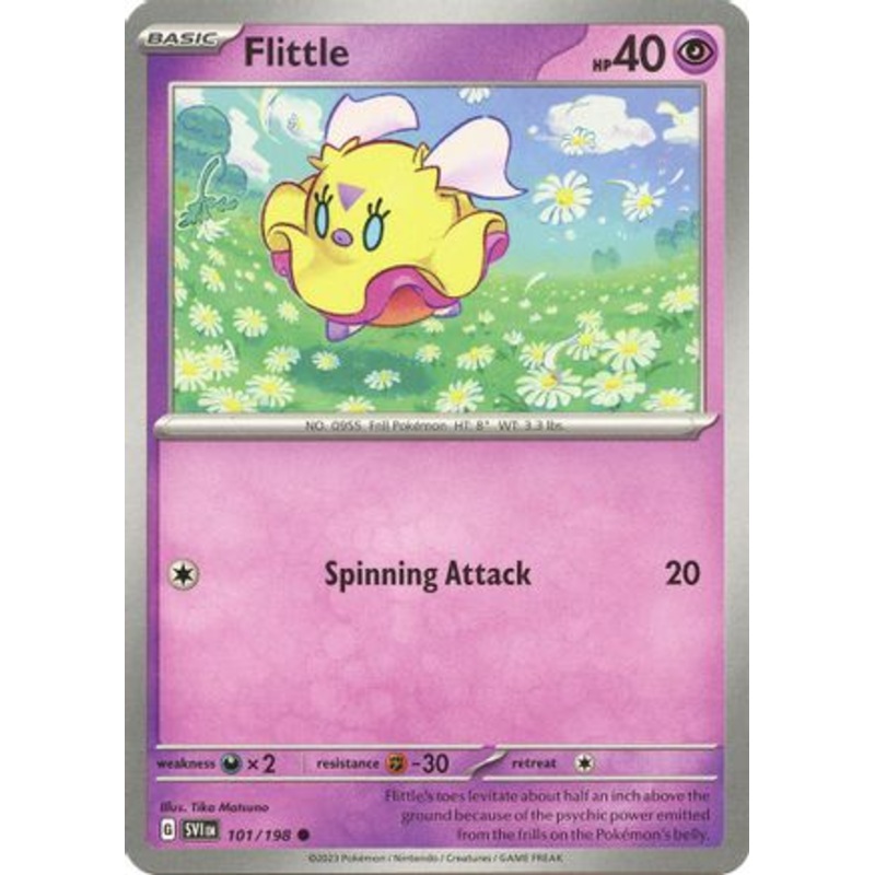Flittle 101/198  - Reverse Holofoil SV01 Scarlet & Violet Base Set - Common