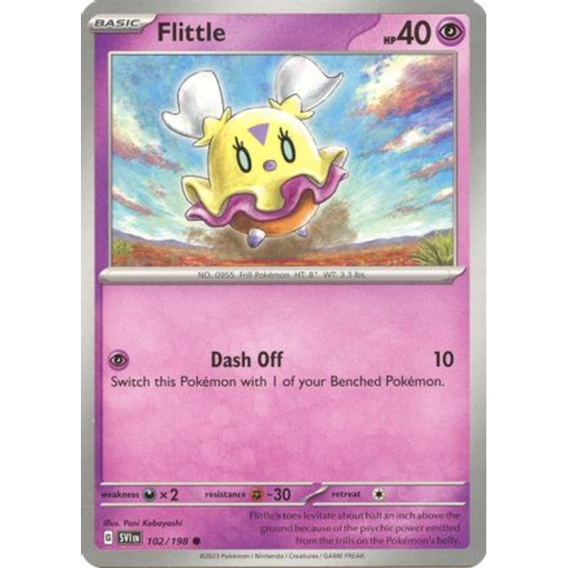 Flittle 102/198  - Reverse Holofoil SV01 Scarlet & Violet Base Set - Common