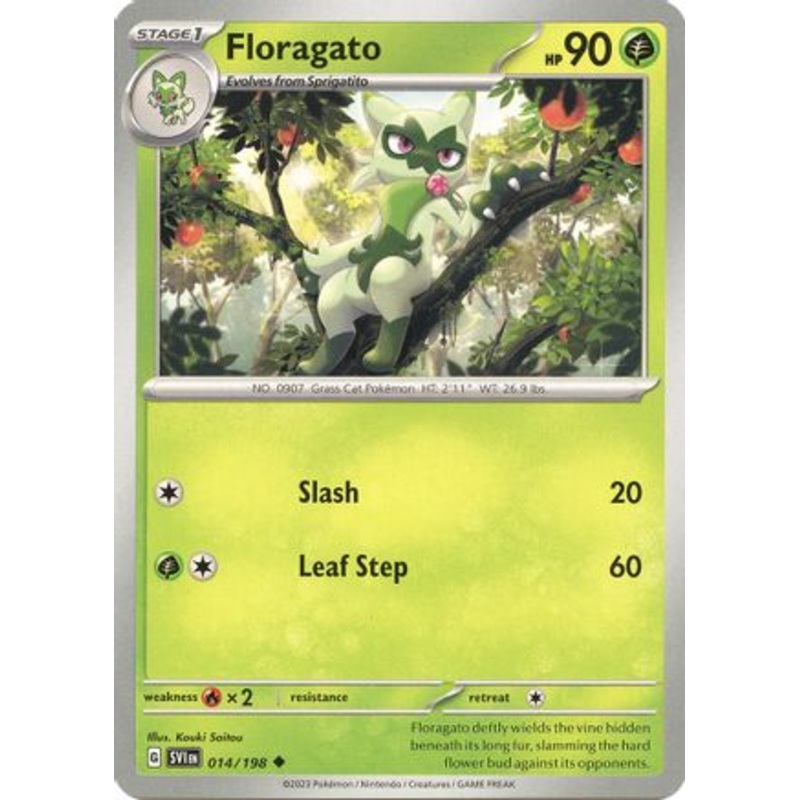 Floragato 014/198  SV01 Scarlet & Violet Base Set - Uncommon
