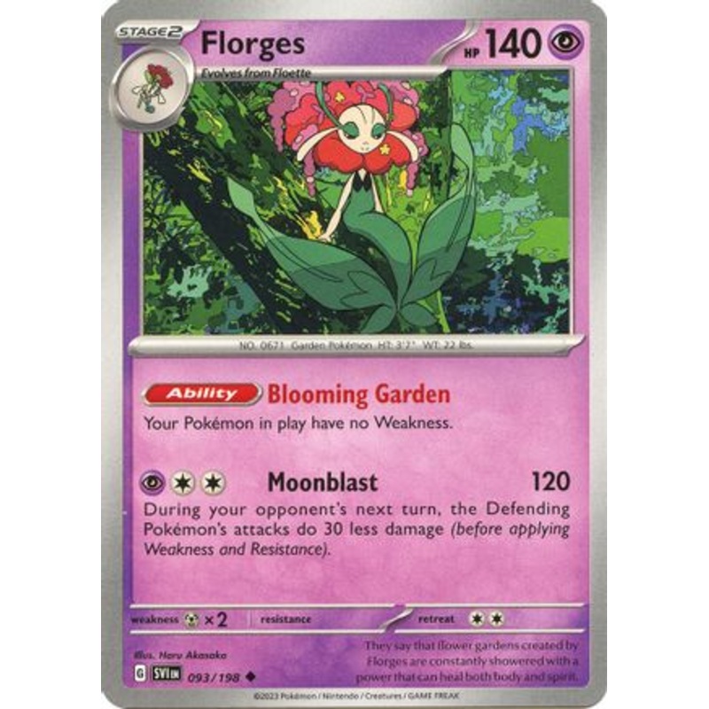 Florges 093/198  SV01 Scarlet & Violet Base Set - Uncommon